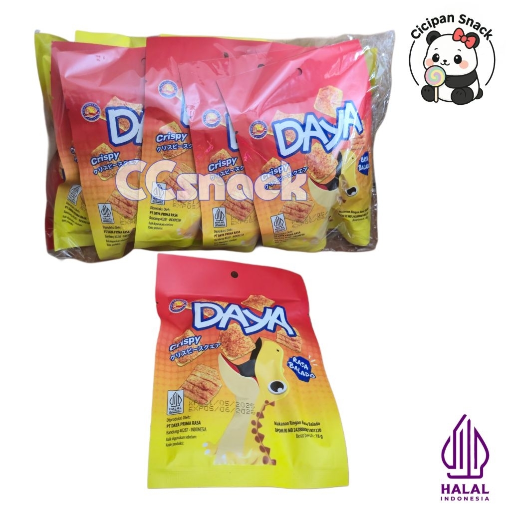 

DAYA CRISPY BALADO PAK ISI 10