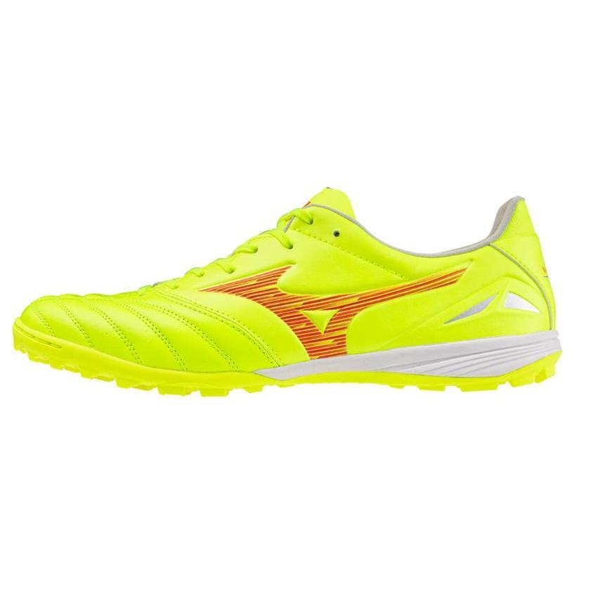 Sepatu Futsal Mizuno Morelia Sala Turf - Safety Yellow Fiery Coral