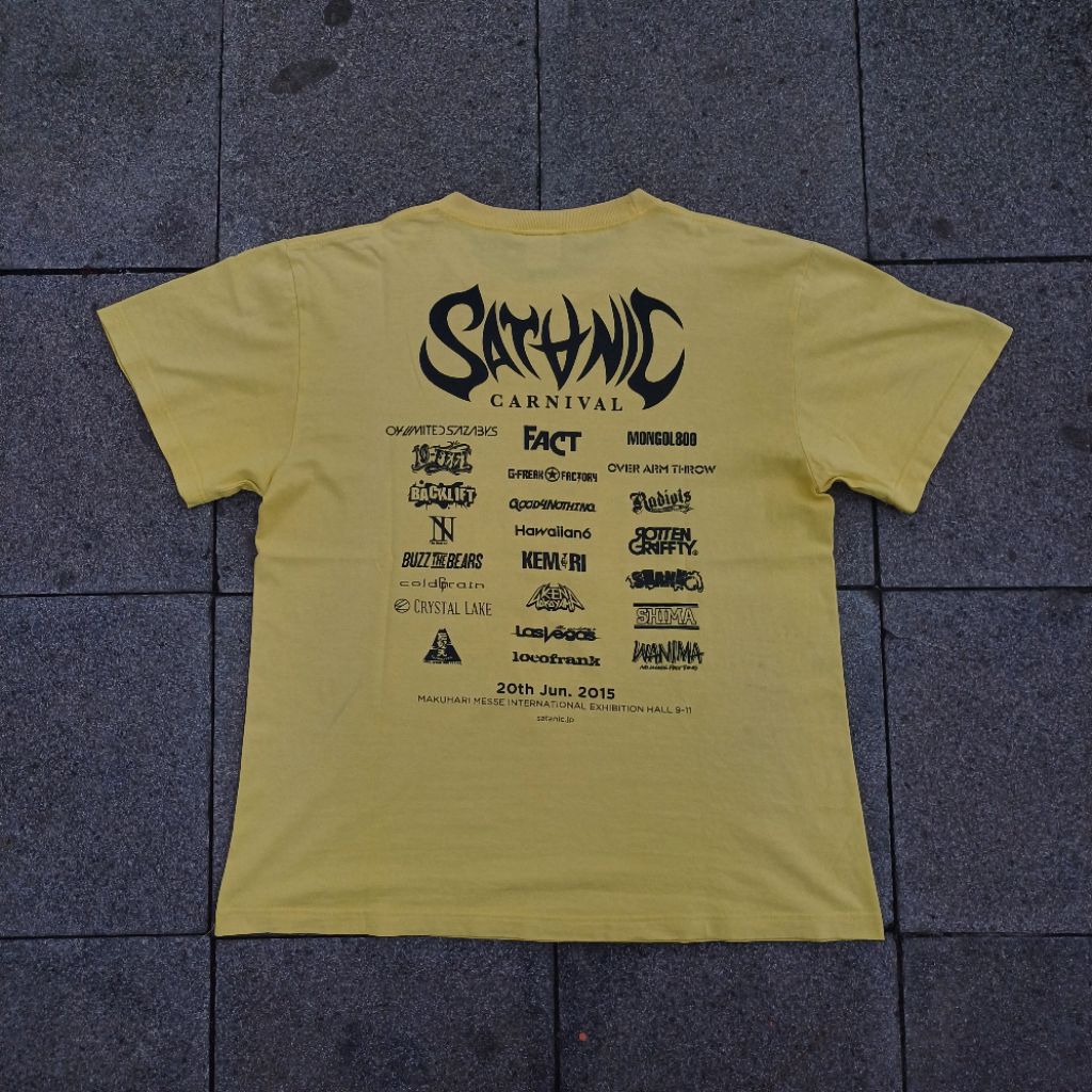 Kaos Band Festival Jepang Official Satanic Carnival 2015