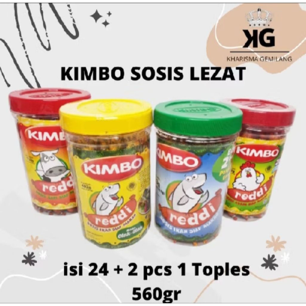 

KIMBO KIMBO REDDI SOSIS Siap makan anak Rasa Ikan ayam sapi otak otak Iga bakar keju makanan siap makan anak dewasa