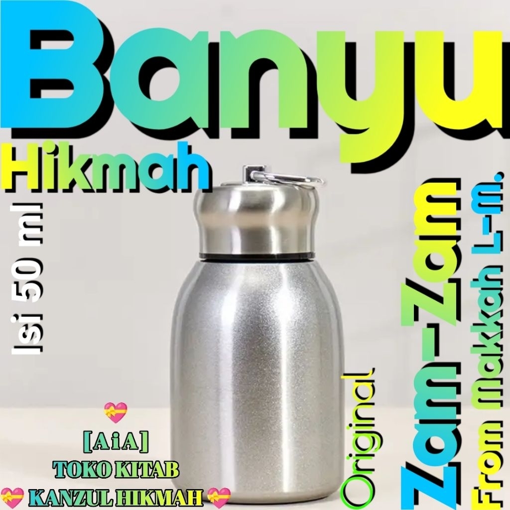 

AiA Kh11BhiBz50 Banyu Hikmah Air Zam-Zam Asli From Al-Masjid Al-Harom Makkah Al-Mukarromah - AiA Shopee Kanzul Hikmah [ ماء الحكمة زمزم المسجد الحرام مكة المكرمة ]