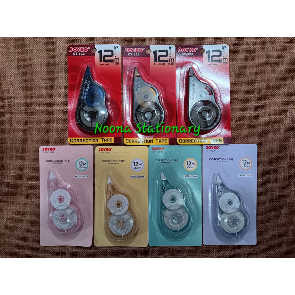 

Tipex Kertas Joyko CT-522 / CT-522 PTL / Correction Tape Joyko CT-522