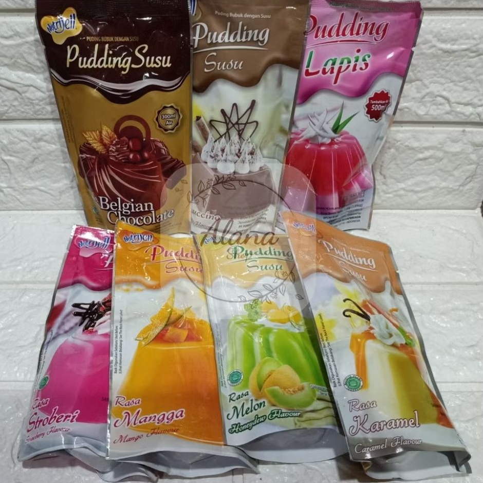 

Puding susu Pudding Nutijell