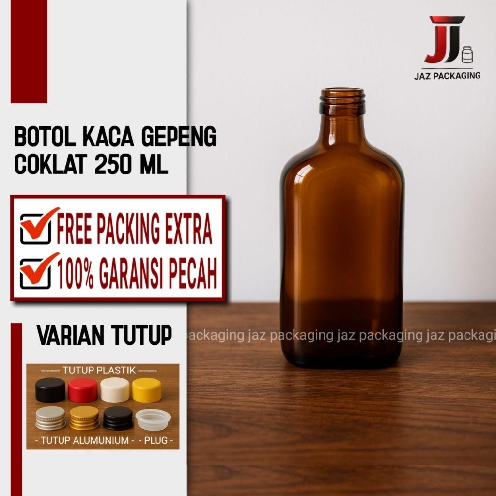 botol kaca coklat 250ml / botol kaca coklat 250ml / botol geoeng coklat 250ml / botol kaca 250ml / b