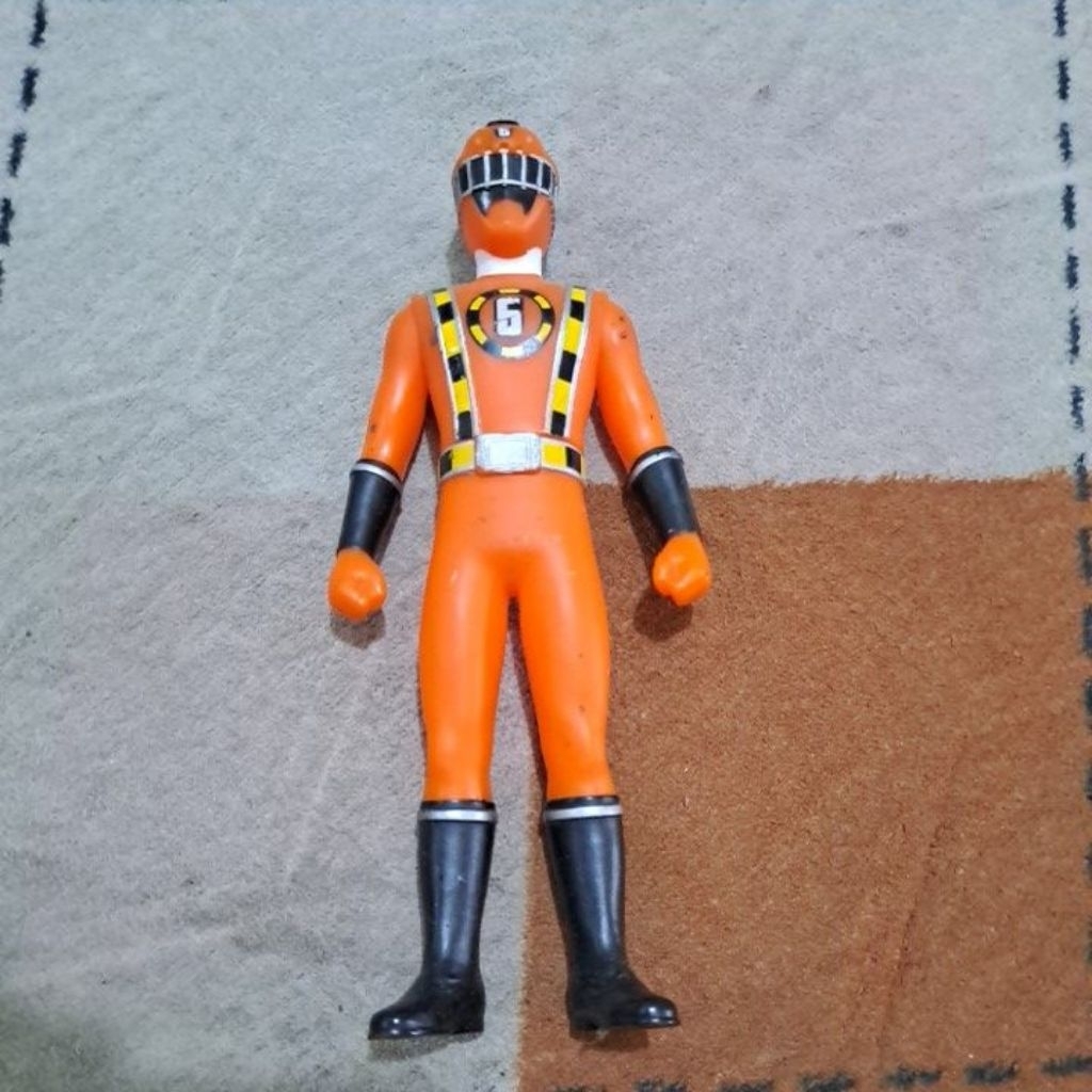 Figure Toqger Orange Six Ranger Power Ranger