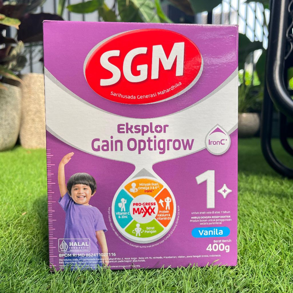 SGM GAIN OPTIGROW 400 GRAM VANILLA