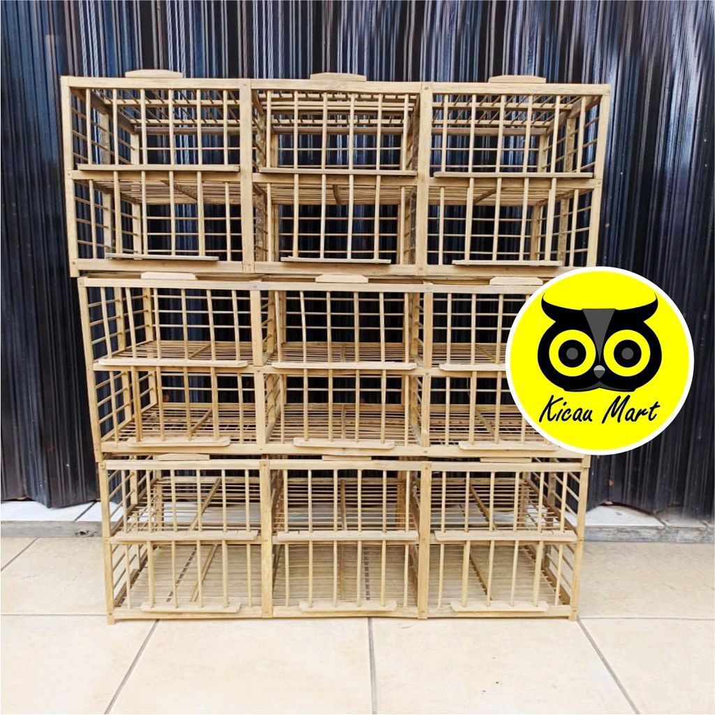 KICAU MART DONGDANG MERPATI 3 PASANG 6 PINTU KANDANG MERPATI KURUNGAN BURUNG MERPATI DARA KANDANG KA