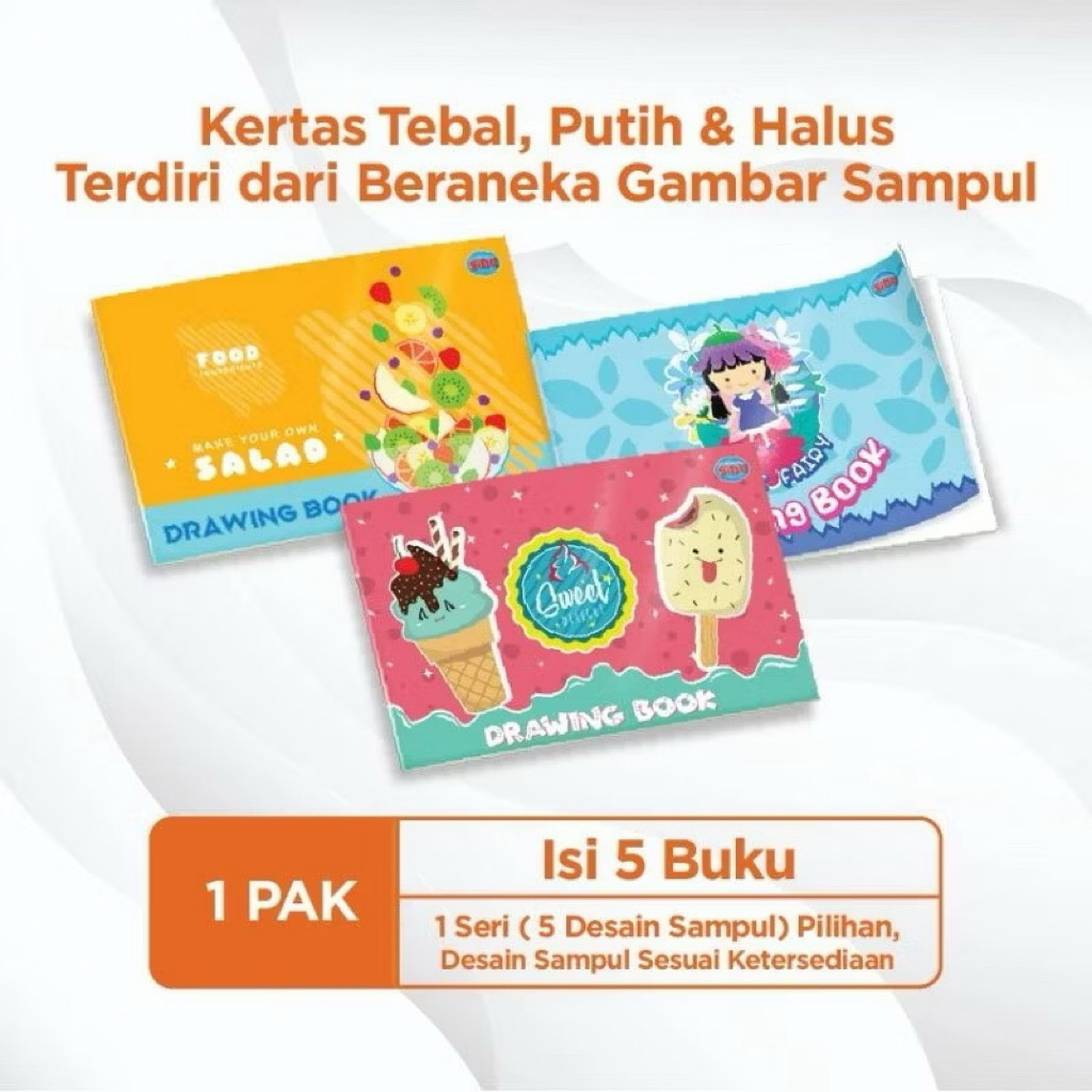 

Buku Gambar A4 Sinar Dunia / Buku Gambar Anak / Buku Gambar Murah
