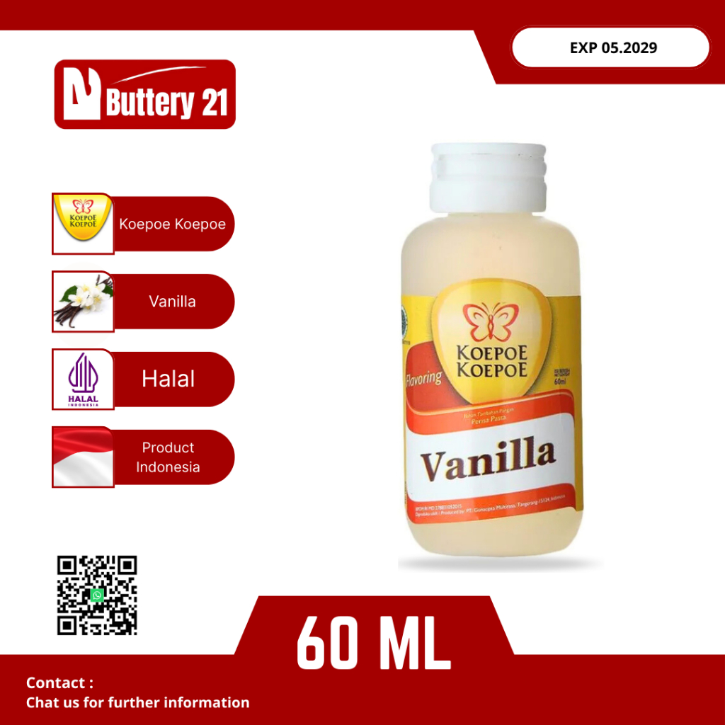 

KOEPOE KOEPOE PERISA PASTA VANILLA 60 ML/KOEPOE PASTA VANILLA 60 GR