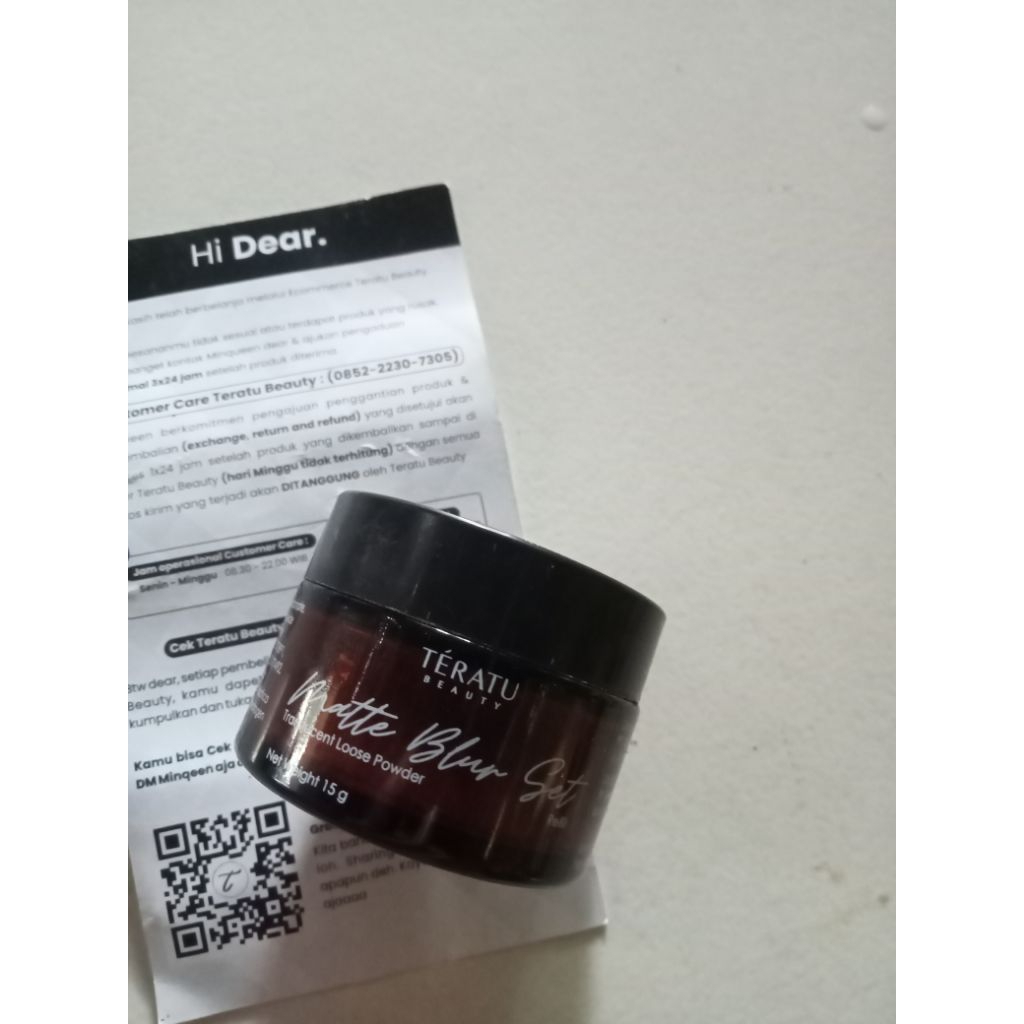 preloved teratu loose powder