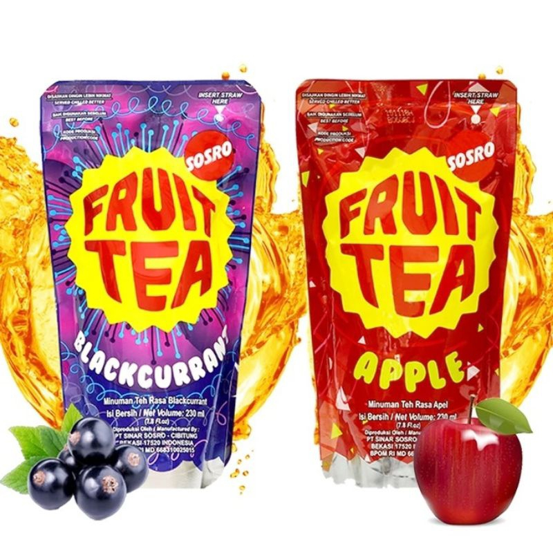 

FRUIT TEA POUCH 200ML [ PCS ]