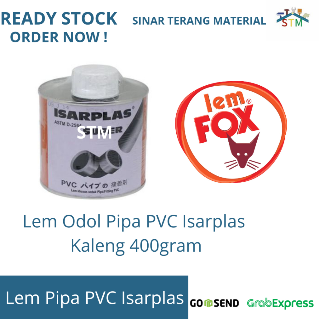 Lem Isarplas Kaleng 400gr / Lem Isarplas PVC Kaleng 400gr