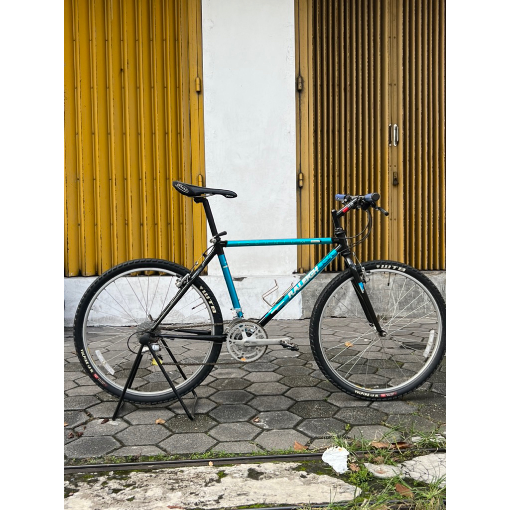 SEPEDA MTB 26 LAWAS RALEIGH TECHNIUM PEAK ASLI VINTAGE SHIMANO DEORE DX SELLE FLITE KLASIK 18