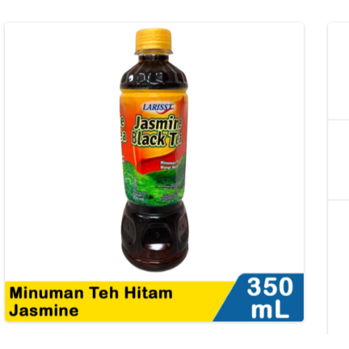 

larisst minuman teh hitam jasmine 350ml