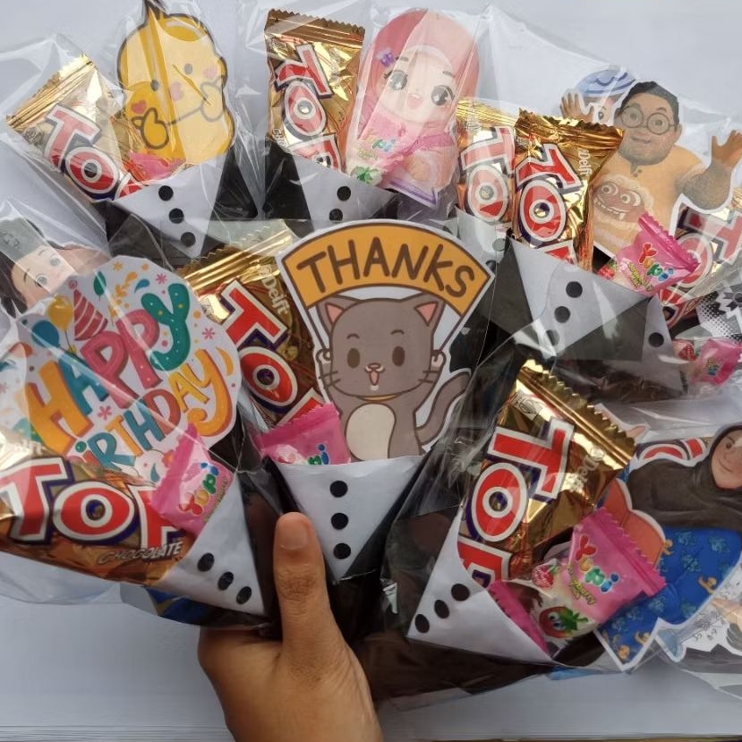

Minigift Snack Hampers / Graduation / Thankyou / Hadiah Unik / murah / Bingkisan Snack