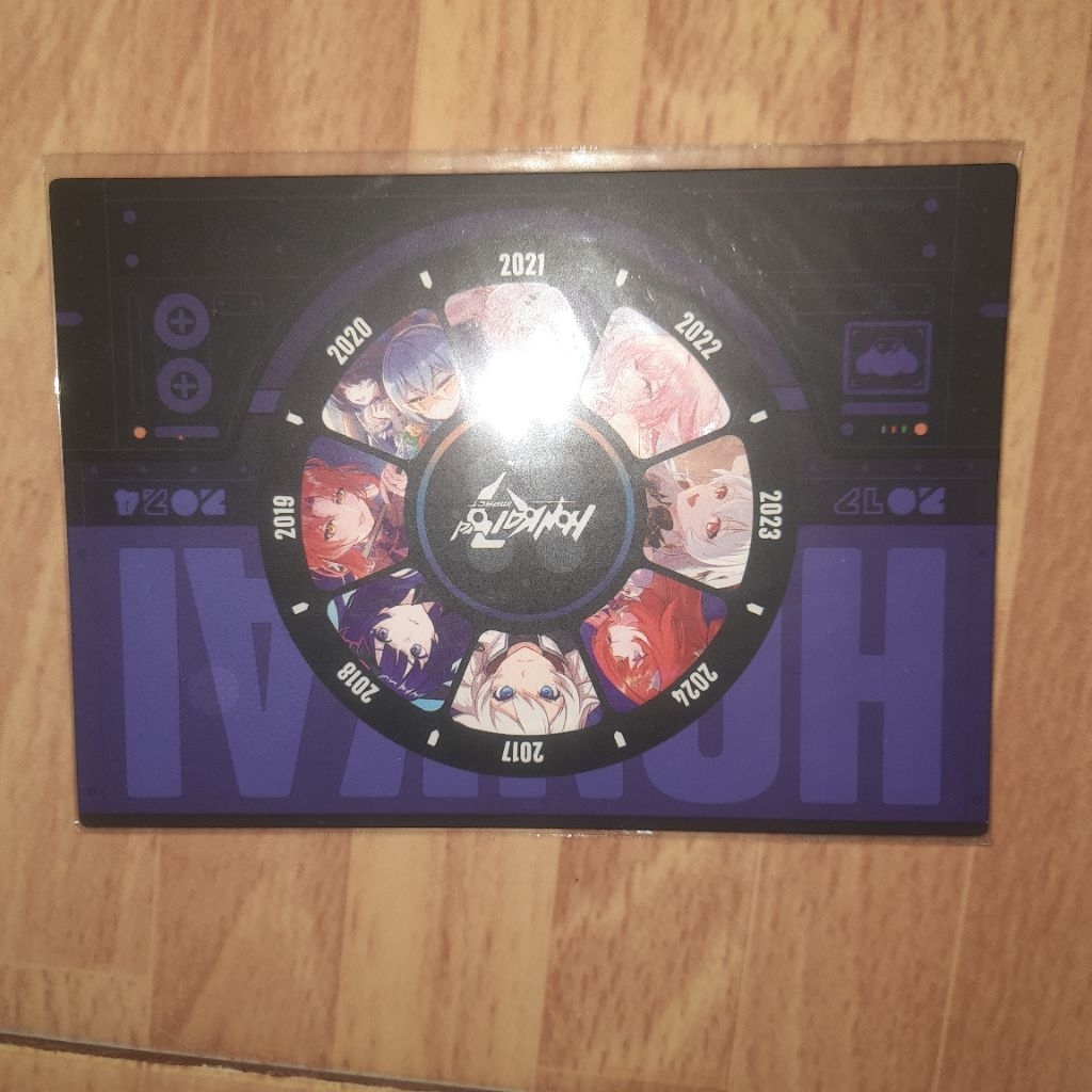 

Honkai Impact 3rd Postcard Kartu Offi
