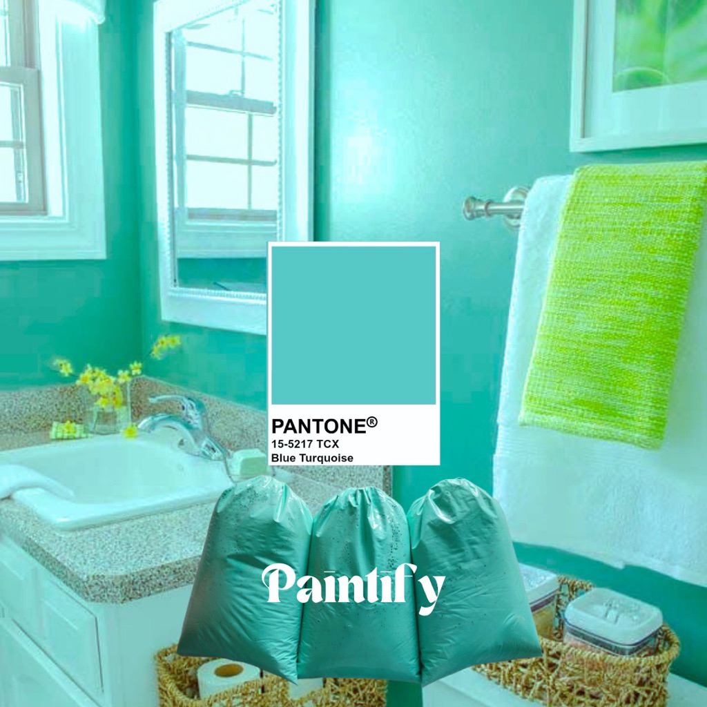 (1kg) Cat Tembok Glossy Warna Telur Asin Muda by Paintify