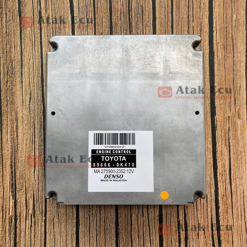 ECU Toyota Kijang Innova 2.5L MT Diesel - Denso 89661-OK470 Inova Manual ECM Engine Control OK470 0K