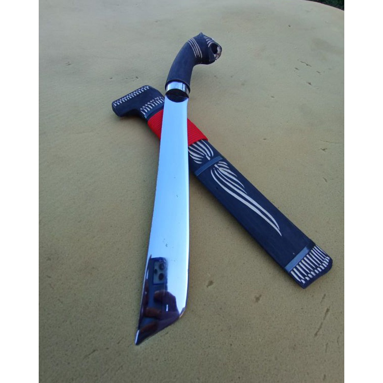 KODE J85S Golok Serbaguna Motif Khas Banten Tajam Kuat