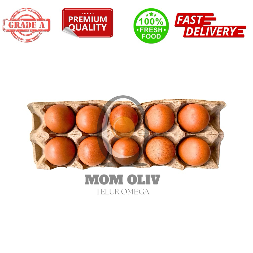 

Telur Ayam Omega 3 Premium Grade A - 10 butir