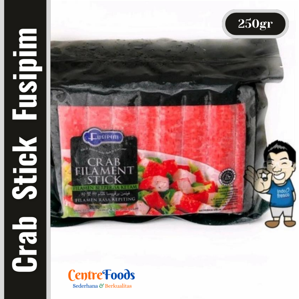 

Olahan Stik Kepiting - Crab Stick FUSIPIM | 250gr [ Harga Per BKS ]