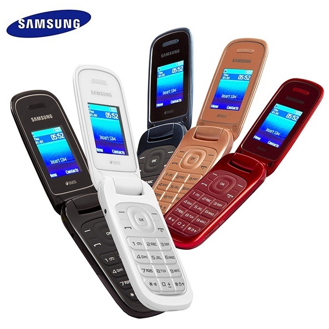 KODE P85O hp samsung E1272 lipat murah jadul samsung flip dual sim