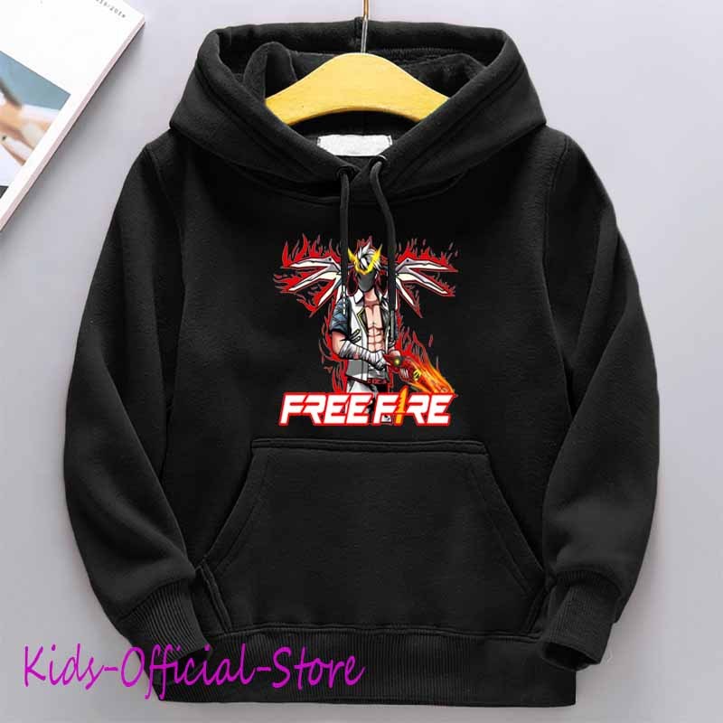 Sweater Hoodie FREE FIRE SG OPM anak cewek cowok