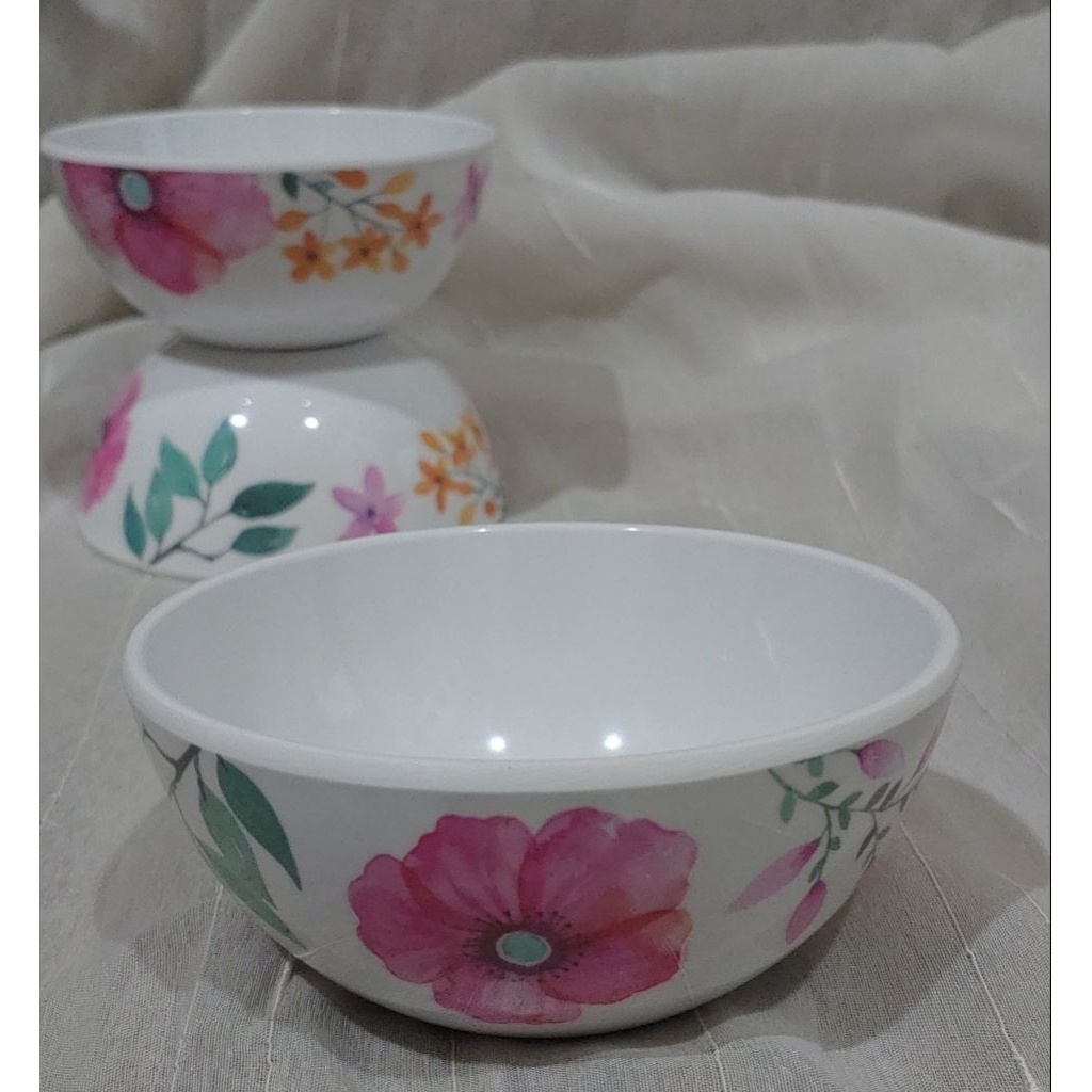 Camelia Melamine Bowl Tupperware