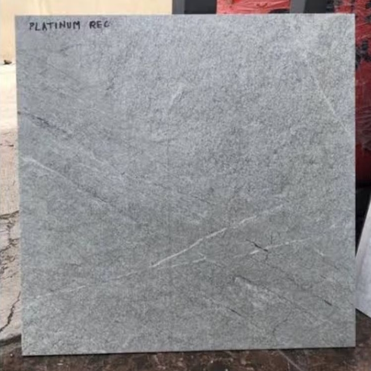 Keramik 50x50 Lantai Teras Abu Matt Kasar Cutting