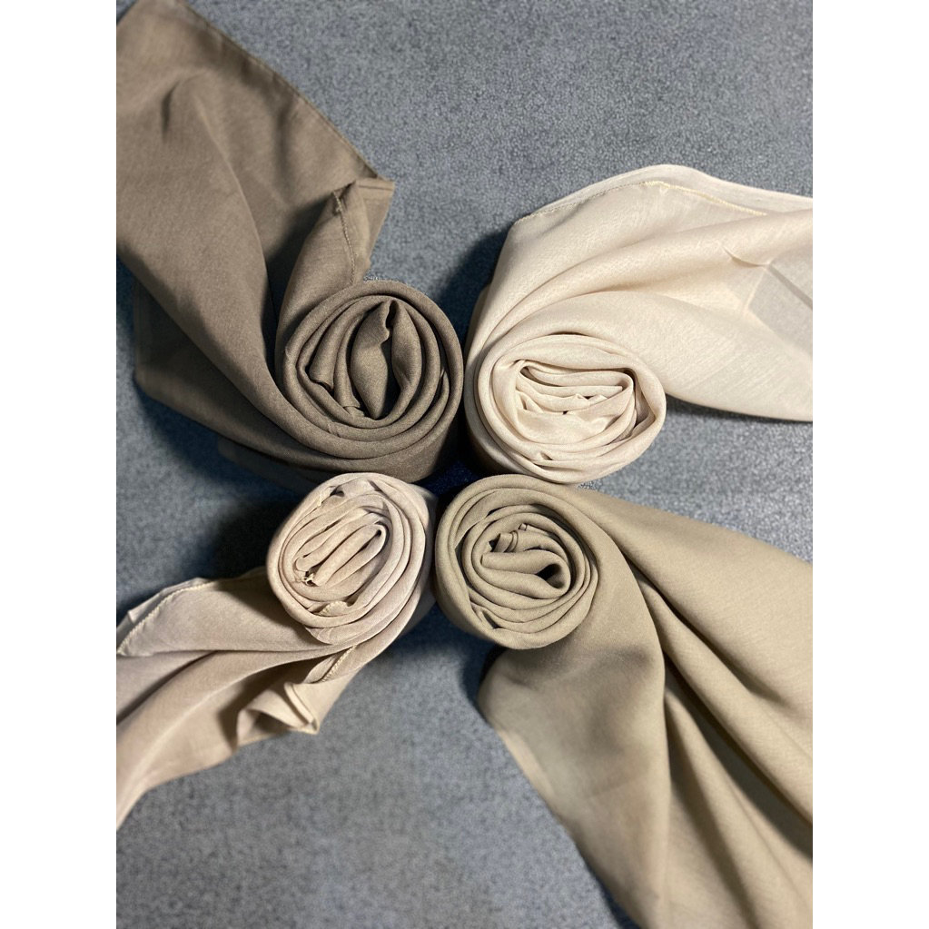 Firdaus Scarf Hijab persegi Hijab Paris Jadul By Varisha dan As | Hijab Polos