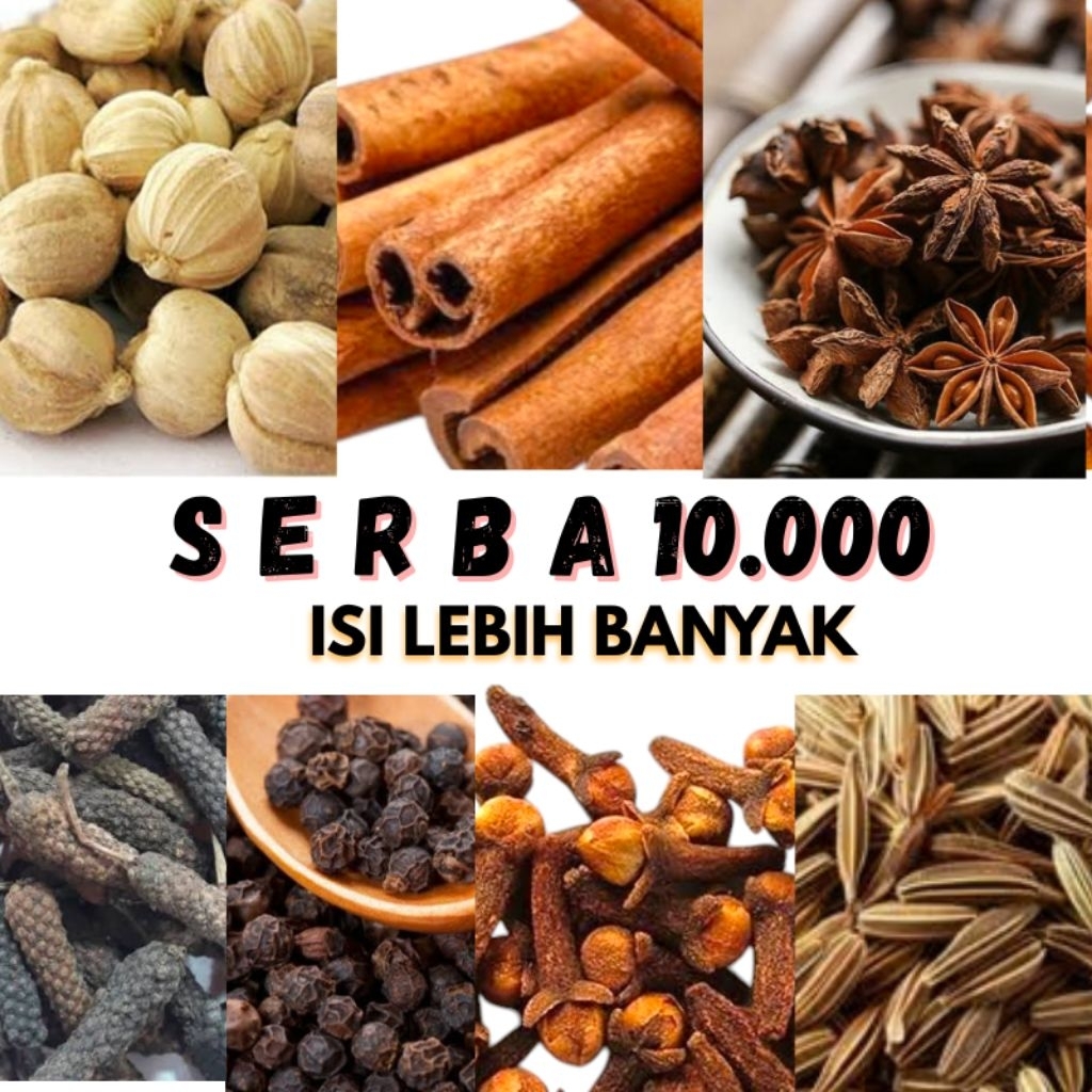 

Rempah Rempah Kumplit Cengkeh Pekak Kelabet Mesoyi Cabe Jawa Asam Kandis Kayu Manis Kapulaga Jinten
