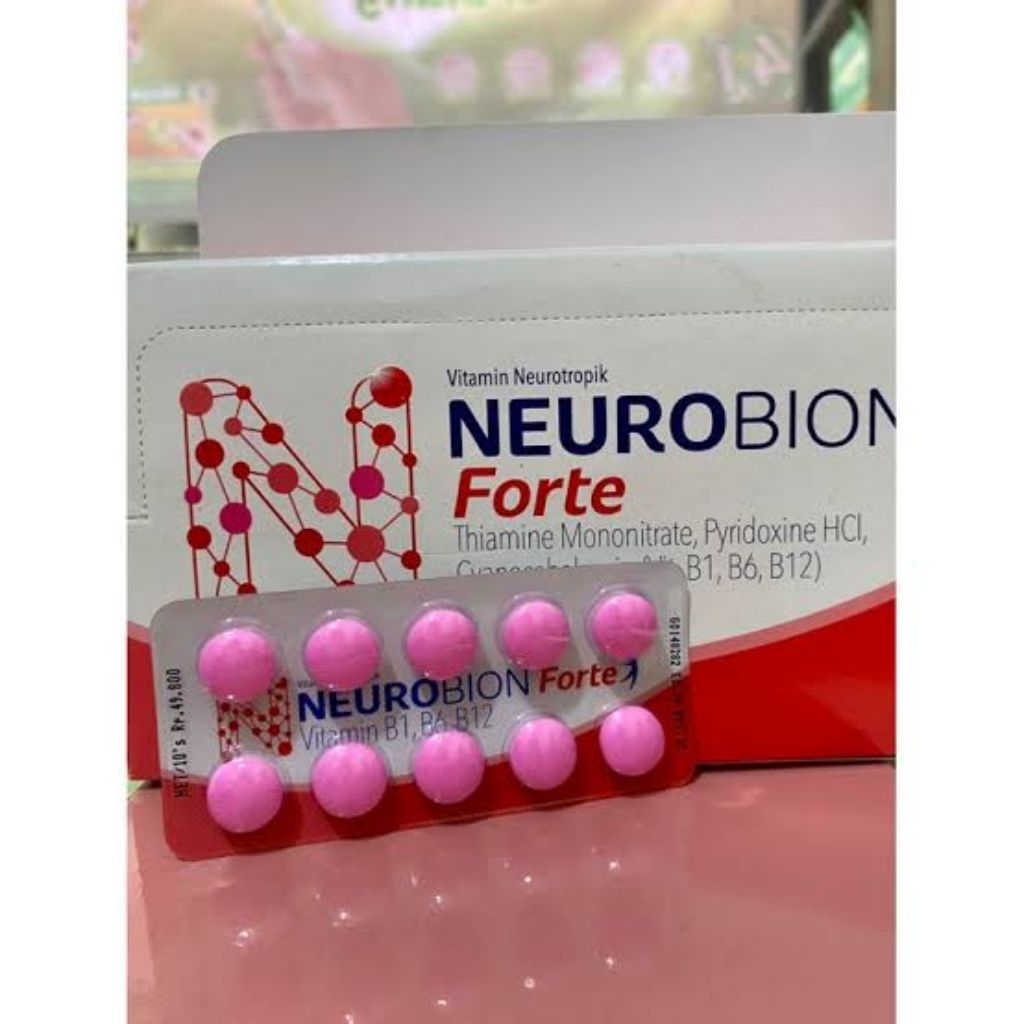 Neurobion Forte / neurobion forte pink 10 tablet 1 strip