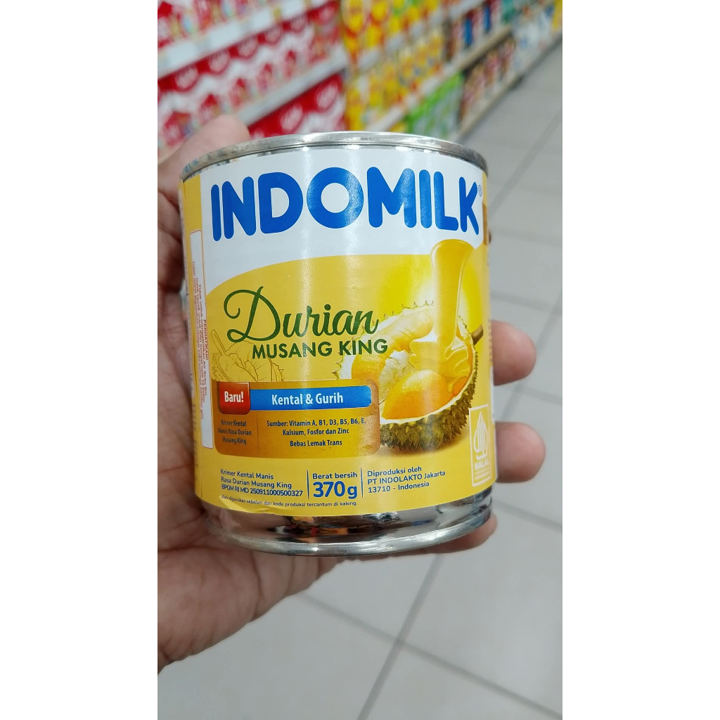 

INDOMILK Krimer Durian Musang King / Indomilk Durian 370g