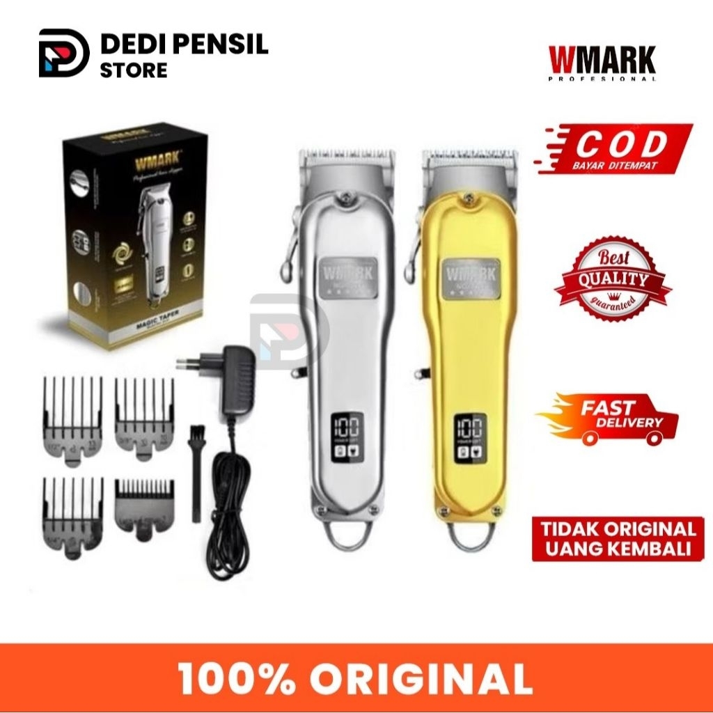 (BISA COD) ORIGINAL WMARK NG-2037 FADE HAIR CLIPPER RPM 7000 ORIGINAL