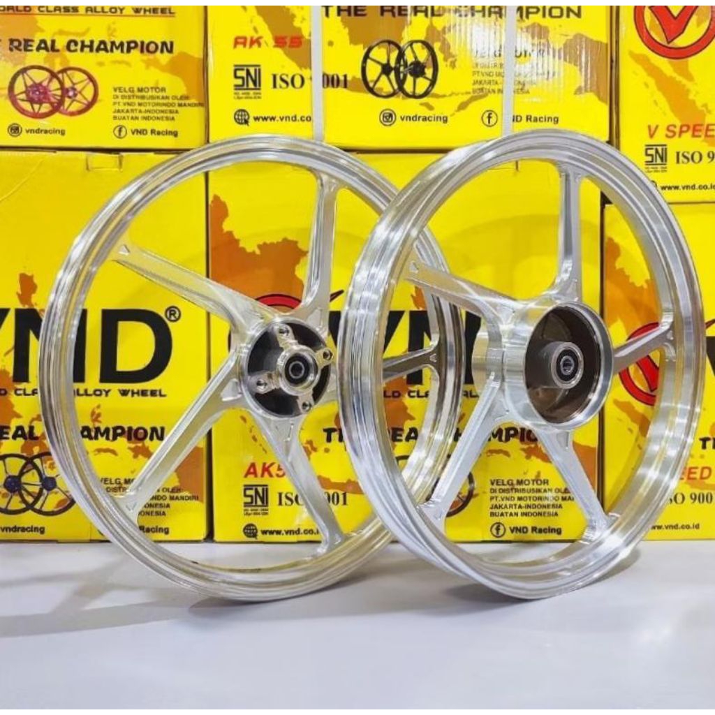VELG VND AK55 R17 FOR HONDA SUPRA 110 /SUPRA FIT / SUPRA 125/ KHARISMA/ASTREA/REVO/ SHOGUN AK 55 VND