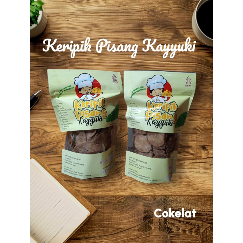 

Keripik Pisang Kayyuki Heritages (Cokelat)