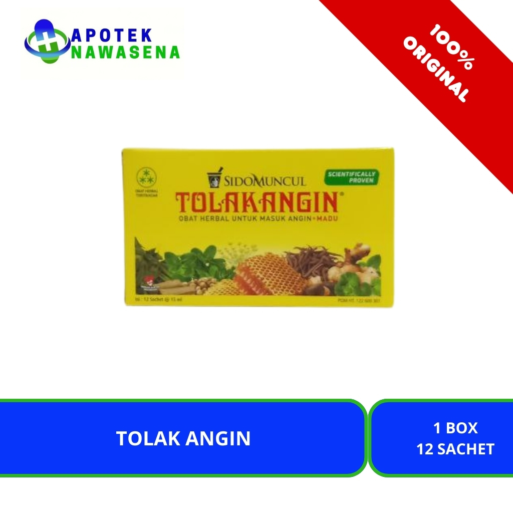 

Tolak Angin Cair Plus Madu 15 ml 12 Sachet / Herbal