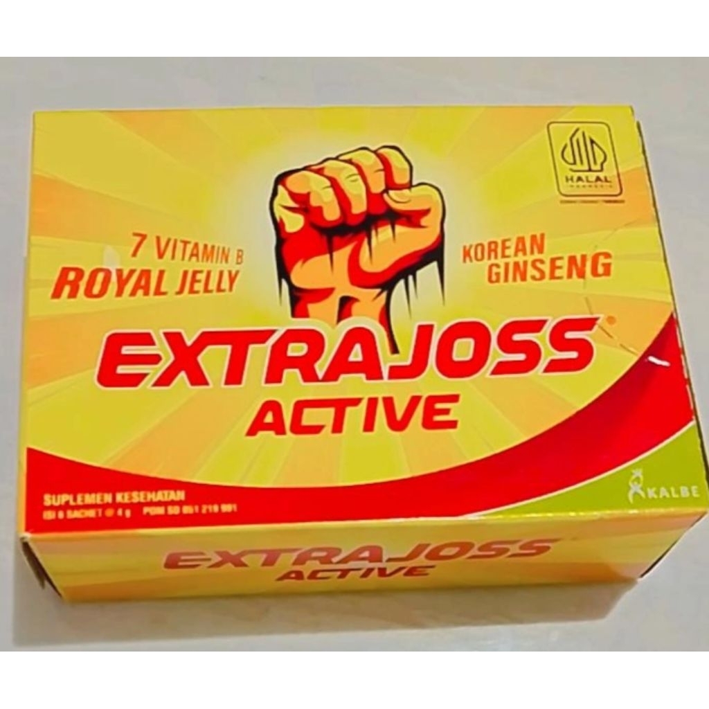 

Extrajoss Active Sachet Isi 6 Sachet 4 Gram