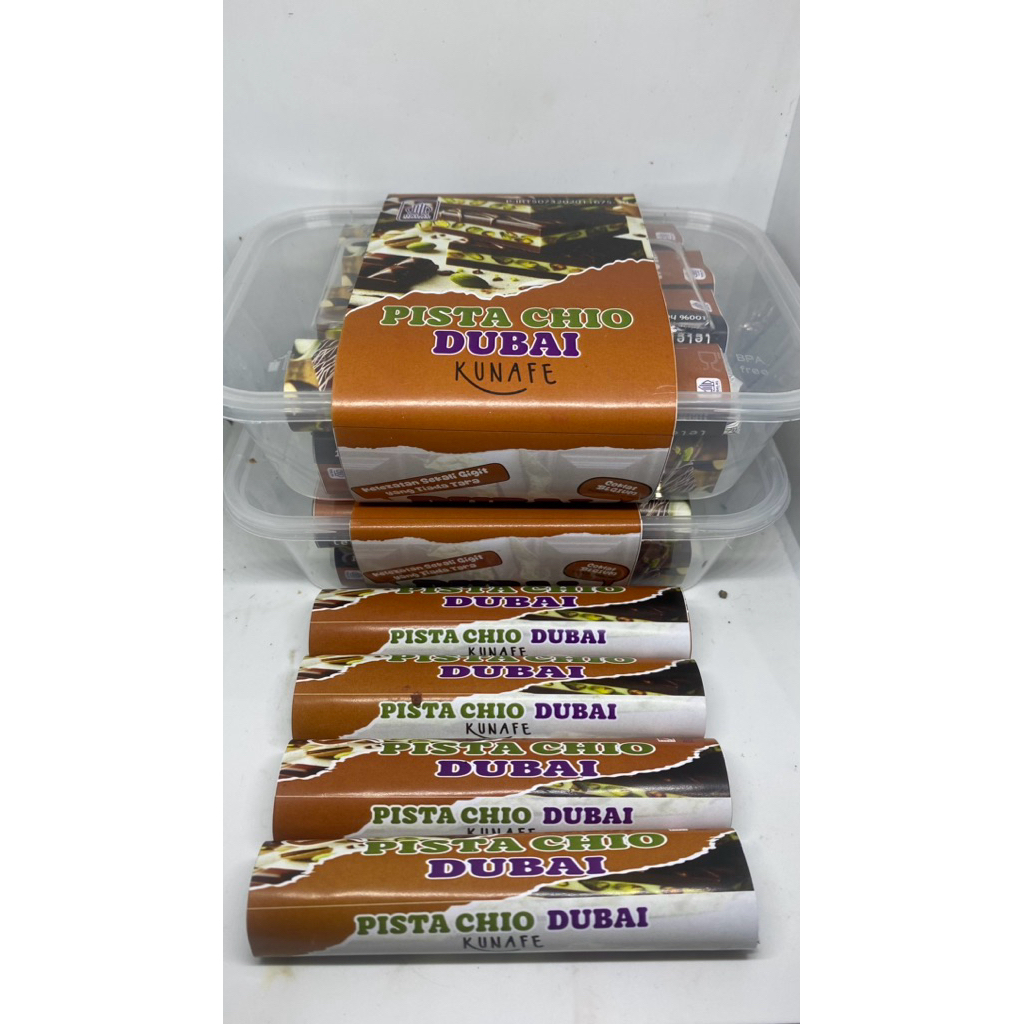 

coklat dubai kunafa isi 10pcs / 1 toples chocolate dubai by rayya / cokelat Dubay mini / coklat viral