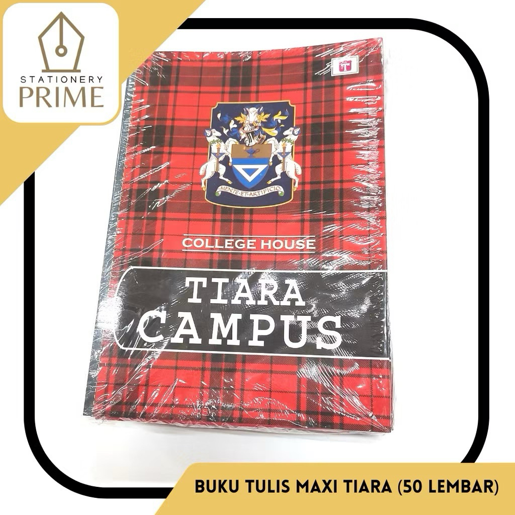 

Buku Tulis TIARA MAXI Campus 38 Lembar (1 Pack Isi 10 Buku)