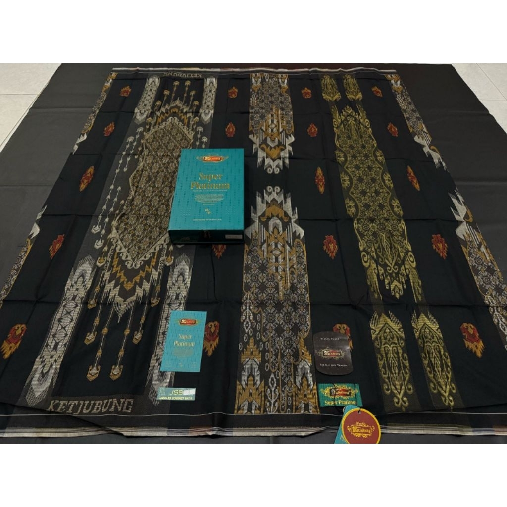 Sarung KETJUBUNG SUPER PLATINUM Mercerized Motif JSB GOLD