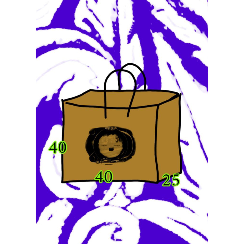 

paper bag besar 40 x 25 x 40 sablon
