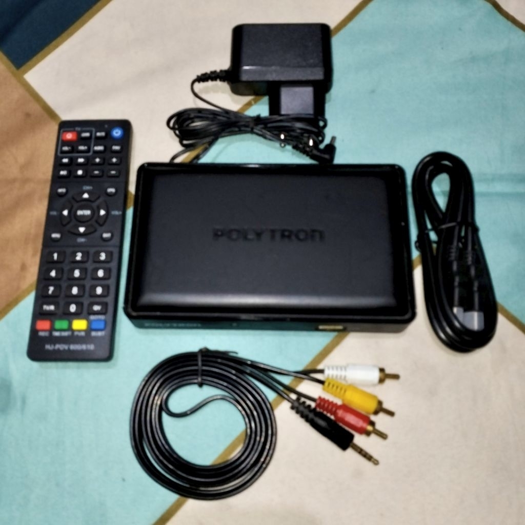 Set top box Polytron bekas stb Polytron PDV 620T DVB T2 second normal