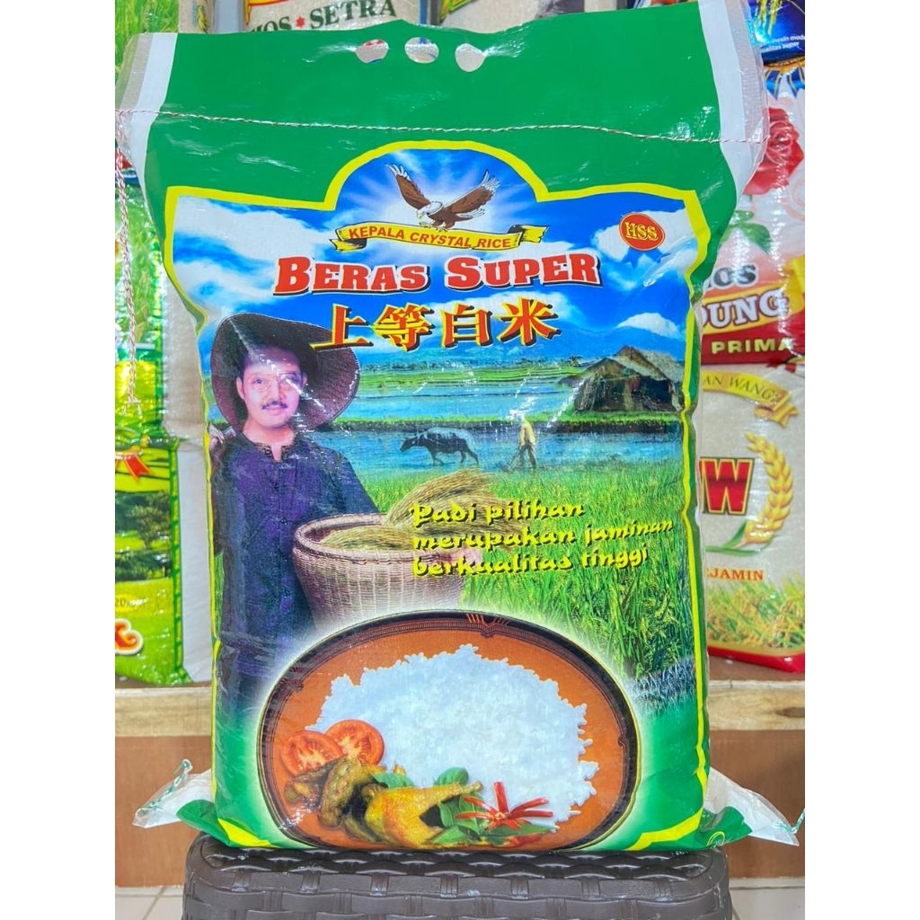 

Beras slyp super cap pak tani 5KG,10KG,20KG mutu terjamin