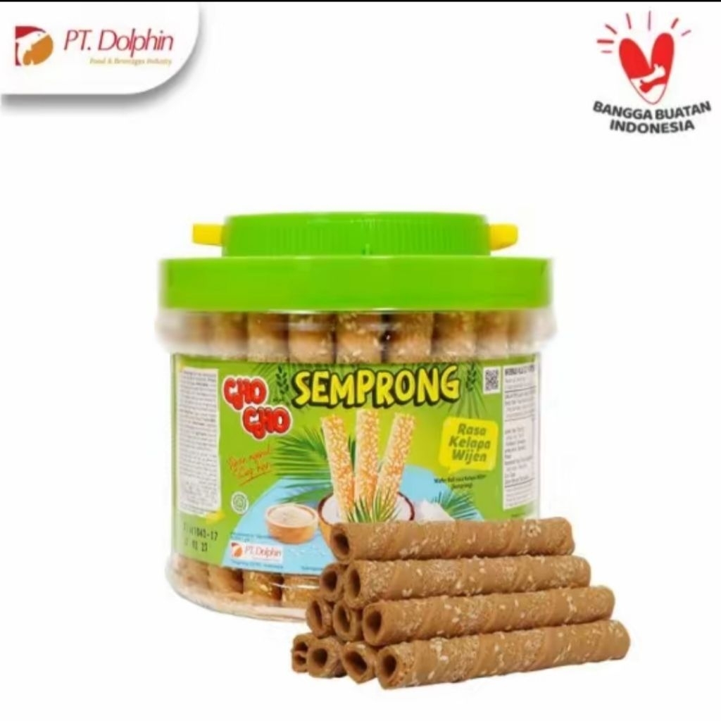 

CHO CHO SEMPRONG KELAPA WIJEN 300 GRAM COCONUT EGGROLL TOPLES