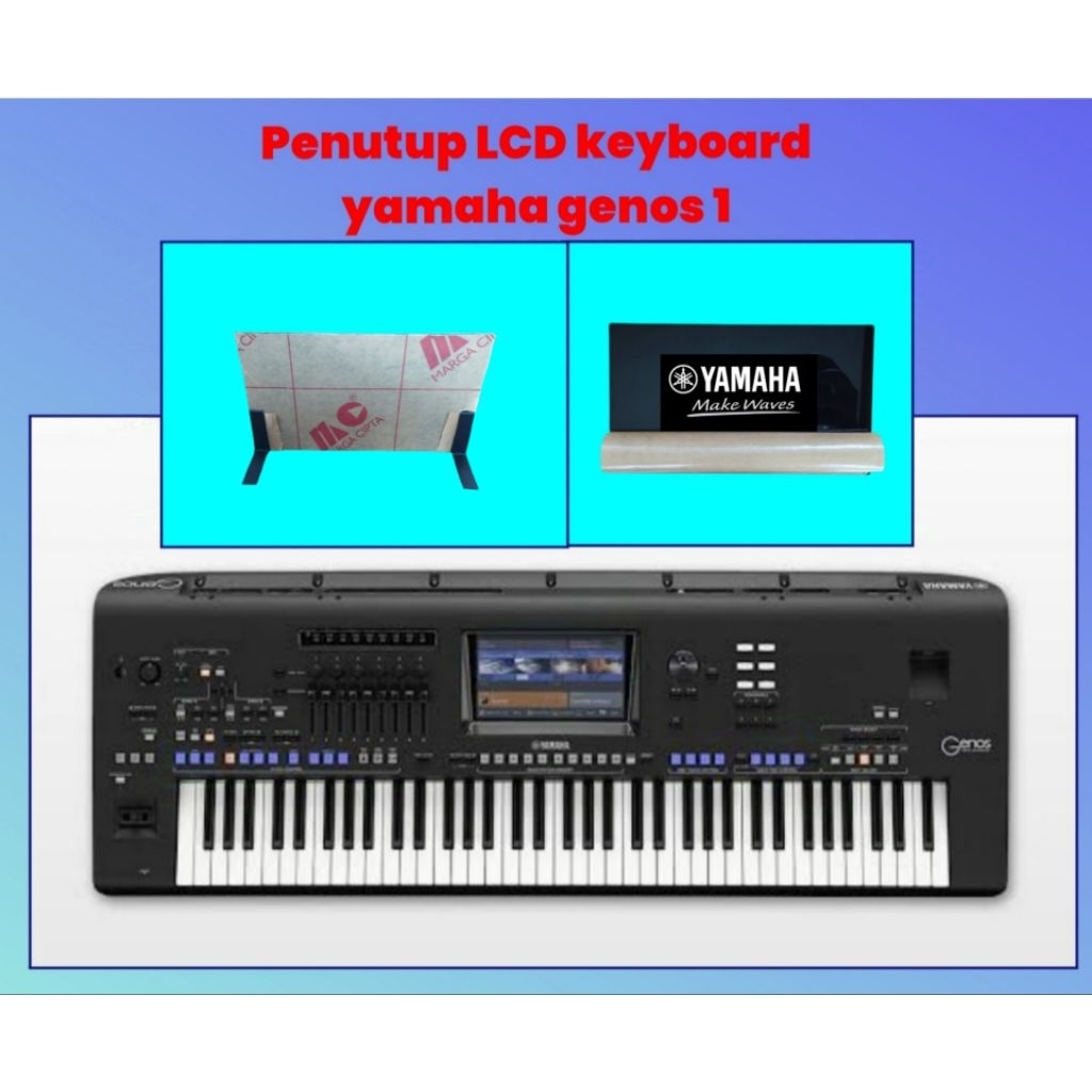 pelindung LCD keyboard Yamaha genos 1