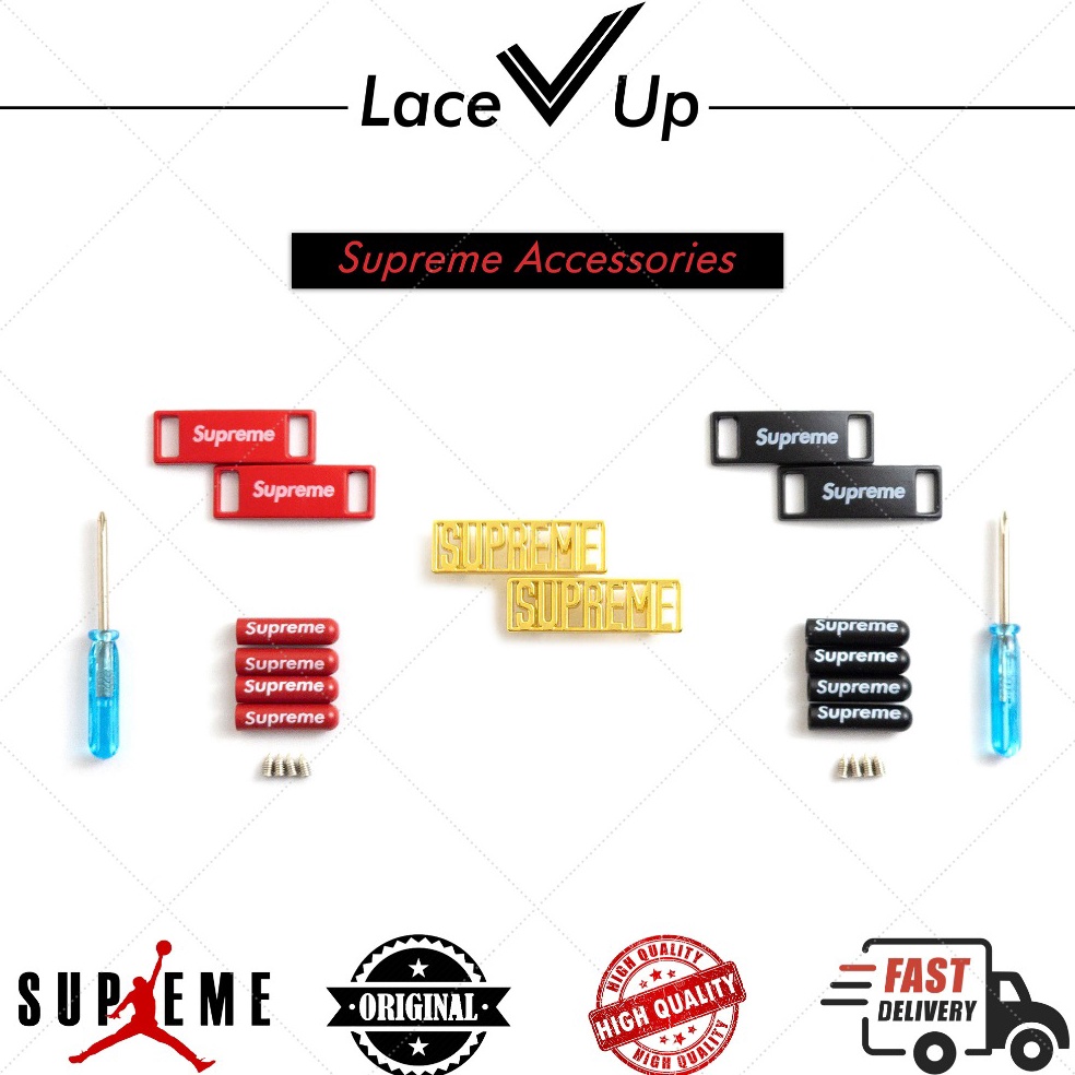 KODE M72D Buckle AF1 SUPREM Buckle  Plat  Gesper Tali Sepatu