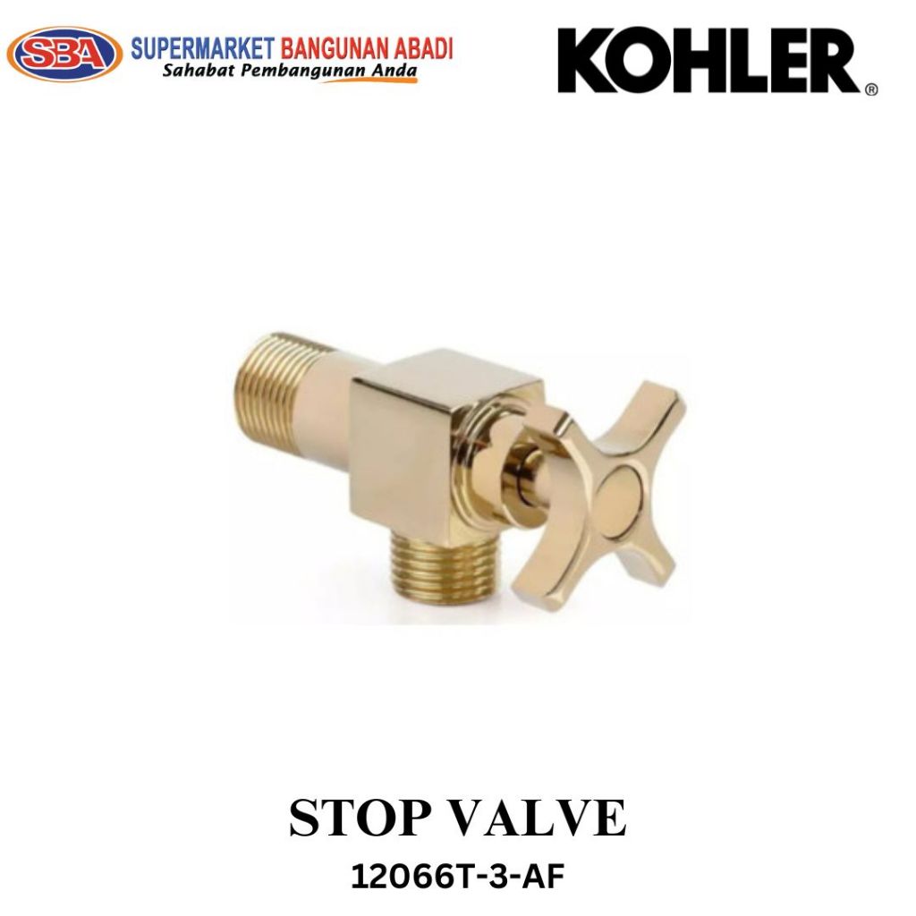 Stop Valve Kohler | 12066T-3-AF | Stop Kran Kohler