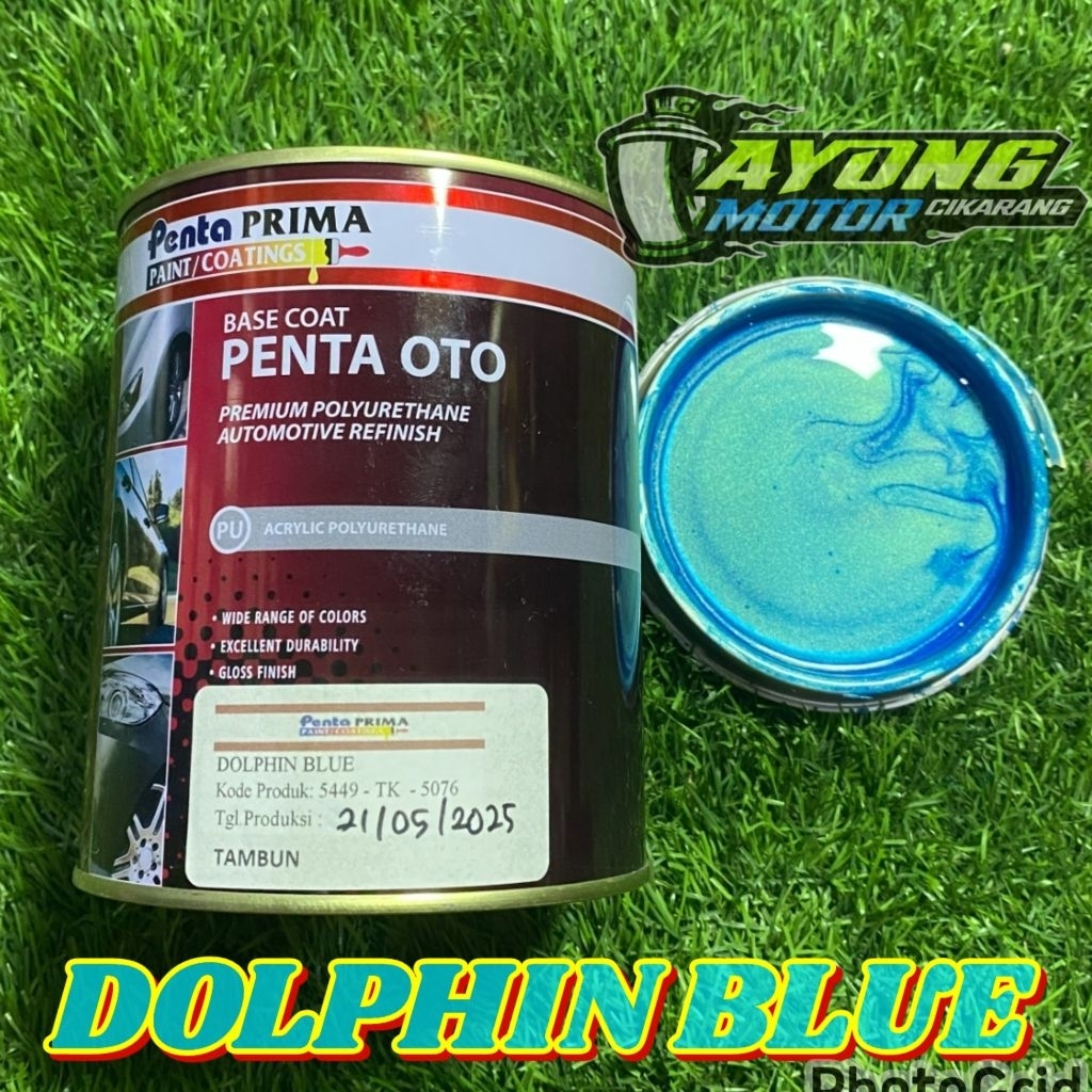 Cat Penta Oto/Cat Duco PU TK-5076 Dolphin Blue (Biru Lembayung Gold)