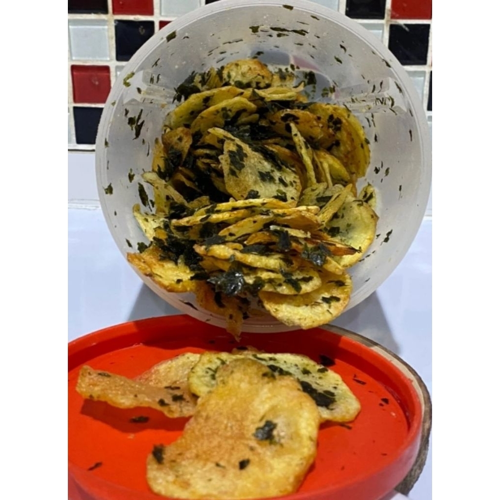 

keripik kentang rumput laut 250grm